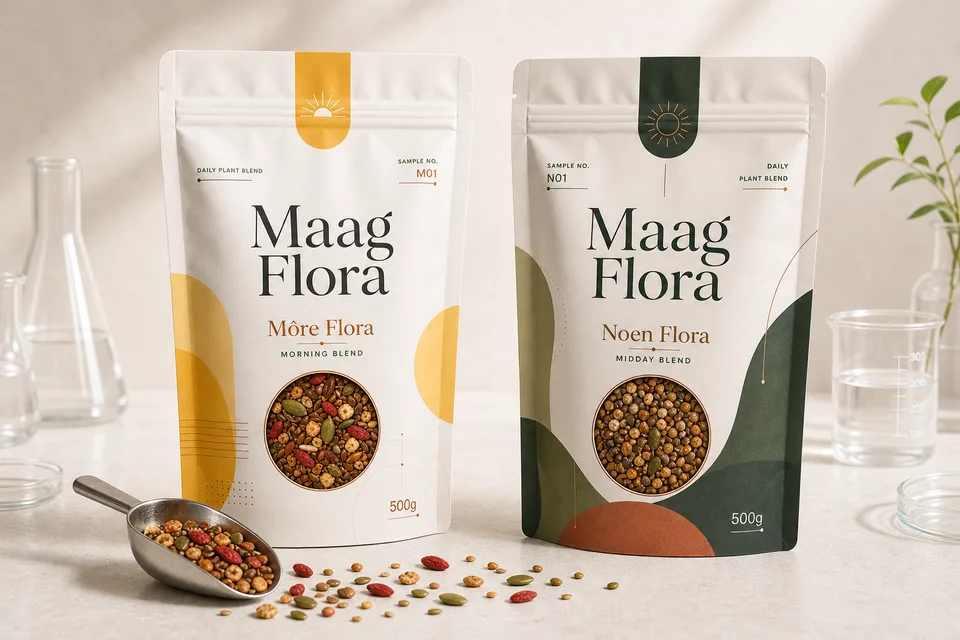 Maag Flora — Môre and Noen blend pouches